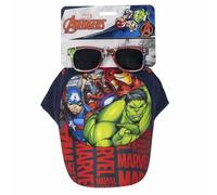 CERDÁ LIFE'S LITTLE MOMENTS Unisex Kid's Avengers Cap and Sunglasses Set, Multicolor, One Size