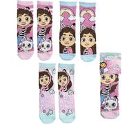 CERDÁ LIFE'S LITTLE MOMENTS Unisex Kid's Pack Calcetines 3 Piezas Gabby´s Dollhouse Socks, Multicoloured, 23-26