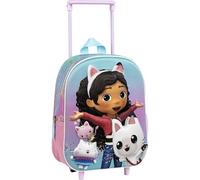 CERDÁ LIFE'S LITTLE MOMENTS Unisex Kid's Infantil Trolley 3D Medidas Mochila Gabby´s Dollhouse 25.0x31.0x10.0 Cm para Niñ@s Backpack, Model: 25 kg