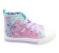 CERDÁ LIFE'S LITTLE MOMENTS Unisex Kid's Loneta Altas Zapatillas Luces Stitch 2-8 Años Antideslizante Sneaker, Multicoloured, 27 EU