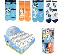 CERDÁ LIFE'S LITTLE MOMENTS Unisex Kid's Pack Diseño Y Seguro | Calcetines Bluey Cómodos para Niños Socks, Blue, 27-30 (Pack of 4)