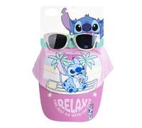 CERDÁ LIFE'S LITTLE MOMENTS Unisex Kid's Set De Sol para Niños Y Niñas - Gafas Y Gorra Stitch Glasses & Cap, Rosé, One Size