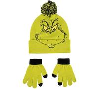 CERDÁ LIFE'S LITTLE MOMENTS Unisex Kid's Set Gorro Y Guantes The Grinch Suaves Y Licencia Oficial-Ropa Térmica Infantil Ideal Frío 2 Pieces, One Size (Pack of 2)