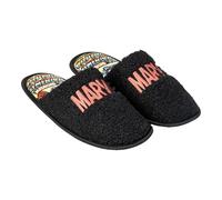 CERDÁ LIFE'S LITTLE MOMENTS Unisex Zapatillas de Casa Abierta Marvel Slipper, Black/White, 6.5 UK