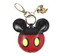 Cerdá Llavero Acolchado Mickey Mouse Casual Daypack, 13 cm, Black (Negro)