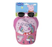 CERDÁ LIFE'S LITTLE MOMENTS Unisex Kid's Peppa Pig Cap and Sunglasses Set, Multicolor, Standard