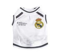 Real Madrid Dog T-Shirt - Official Pet Clothing, Soft, Lightweight and Breathable, Comfortable Fit, Ideal for Small, Medium and Large Dogs