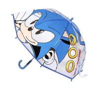 CERDÁ LIFE'S LITTLE MOMENTS Bubble Umbrella Sonic – Blue, Printed Sonic & Rings, 100% POE, Manual