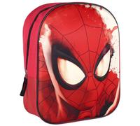 CERDÁ LIFE'S LITTLE MOMENTS Boys Nursery Backpack with 3D Picture of Spiderman Preschool Bag with Single Pocket for 3-6 Years Kids Backpack, One Size, red, 25.0 x 31.0 x 10.0 cm
