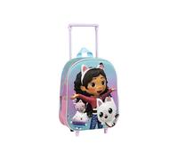 Cerda Universal Gabby´s Dollhouse 3d 25x31x10 Cm 8l Wheeled Backpack