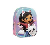 Children's backpack Cerda Gabbys Dolls House 3D Rose 25x31x10 cm