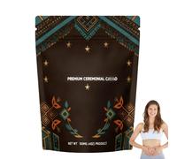 Cere/monial Ca/cao, Ca/cao En/ergy Powder Packets, Healthy En/ergy Dr/ink Powder for Me/ntal Clarity, Natural En/ergy Bo/ost to Stay Awake, Improves Me/ntal Clarity and Focus, Ele/vate Mood