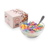 Cereal Candle Bowl - Vanilla Scented Food Candles Aesthetic - Cute Candles for Cool Gifts - 3 Wicks Cereal Candles for Best Burn - Cereal Bowl Candle with Spoon - Cool Candles for Cool Things