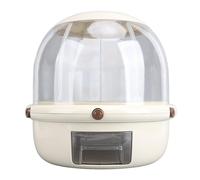 Cereal Dispenser, 360 Degree Rotating 6 Compartment Dual Layer Rice Dispenser, Airtight Container | Dry Food Dispenser | Large Airtight Food Storage Containers for Rice Beans
