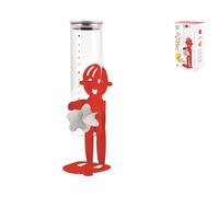 Cereal Dispenser Sunrise Red Metal Ros Home