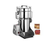 Cereal Grinder, Electric Grain Grinder, Spice Grinder, Powder Chopper, Spice Machine, Coffee, Rice, Corn, Sesame, Soy, Fish Food, Flour Grinder, 500G Grinder, Sw