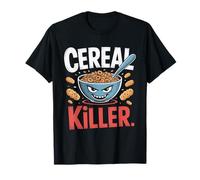 Cereal Killer Funny Breakfast Graphic T-Shirt