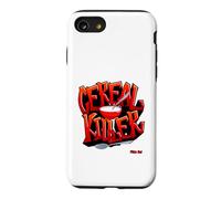 Cereal Killer Graffiti Street Art Graphic Funny Food Humor Case for iPhone SE (2020) / 7/8