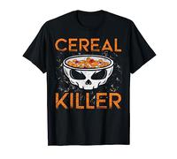 Cereal Killer Halloween Night Spooky Breakfast Milk Cereals T-Shirt