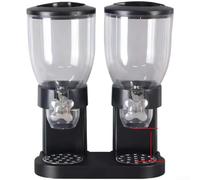 Cereal Machine 2L Volume with Rotating Dispensing Function and Secure Sealing Lid for Dry Food Preservation and Accessibility (B)