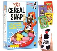 Cereal Snap: The Lighting Fast Matching & Throwing Game, Party Game for Adults, Teens, Kids & Families, Comes with A Squishy Milk Carton, Active Family Card Game, Game by Lucky Egg