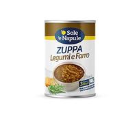 Cereal Soup with legumes and Spelt 400gr - "O Sol e Napule" - Box 12 Pieces