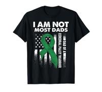 Cerebral Palsy Dad of A Warrior Awareness CP Support Father T-Shirt