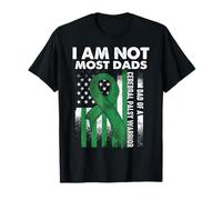 Cerebral Palsy Dad of A Warrior Awareness CP Support Father T-Shirt