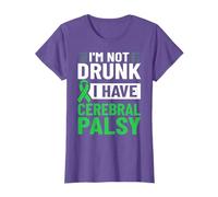 Cerebral Palsy Green Ribbon Brain Damage Awareness T-Shirt