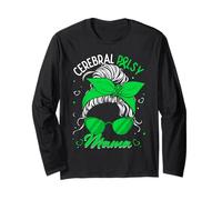 Cerebral Palsy Mama CP Mama Fighter Warrior Long Sleeve T-Shirt
