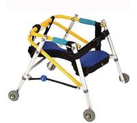 Cerebral Palsy Rollator Walker for Kids - Lightweight Folding Four Wheel Walker with Padded Seat for Toddlers & Teens with Special Needs, Height Adjustable & Durable