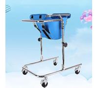 Cerebral Palsy Walker Child, Height Adjustable Walking Frame, Children Standing Walking Aid, Gait Trainer 4 Wheel, Lower Limb Rehabilitation,Standing Frame with Seat Cushion