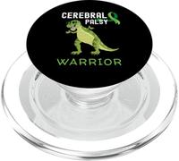 Cerebral Palsy Warrior Dinosaur, CP awareness PopSockets PopGrip for MagSafe