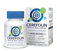 Cerefolin Brain Wellness, Targeted Nutrition for Cognitive Support, Improves Memory, Focus & Concentration, L-Methylfolate, NAC, B12, Neurologist Recommended (30 Count)
