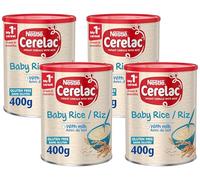 CERELAC Rice with Milk Infant Cereal, 6 months+, 400 g (Pack of 4)