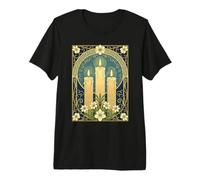 Ceremonial Candles of Nowruz Enlightenment and Joy Premium T-Shirt