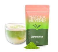 Ceremonial Matcha Green Tea Powder - Finest Japanese Single-Source 100g Pouch - Organic First Harvest - Rich in Caffeine for Focused Energy - Smooth & Creamy Taste, Vegan, Sugar-Free