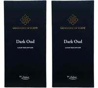 Ceremony of Scent Luxury Reed Diffuser - Premium Long-Lasting Fragrance for Home, Office & Gifts | 100mL×2 [TWIN PACK] (Dark Oud)