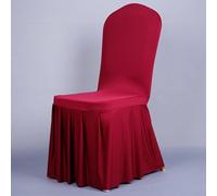 Ceremony Ready Spandex Chair Covers That Are Comfortable and Simple to Care For After Your Event Ends (Wine red)