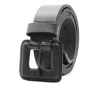 Cerentine Real Leather Belt for Women, Handmade for Jeans, Trousers, Dresses, Work or Casual Wear, Leather Buckle, Luxury Gift Box (Black, Extra-Large)