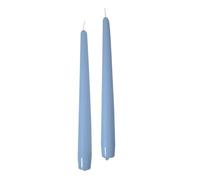 Cereria di Giorgio Risthò Taper Candles for Candlestick, Wax, Dusty Blue, 2.2 x 25 cm