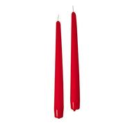Cereria di Giorgio Risthò Taper Candles for Candlestick, Wax, Red, 2.2 x 25 cm, 10 Pieces