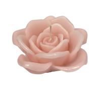 Cereria Di Giorgio - Rose Shaped Candle - Peach Colour - Diameter 10 cm Height 5 cm - Gift Bag - Handmade
