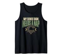 Ceres Astrology Asteroid Astrology Ceres Symbol Gift Tank Top