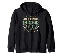 Ceres Astrology Asteroid Astrology Ceres Symbol Gift Zip Hoodie