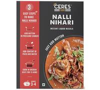 CERES FOODS Indian Delhi's Nalli Nihari Instant Liquid Masala | Simmer Sauce | Mutton Paste | Masala| Bihar's Recipe | Mutton Masala | Meat Masala | Chicken Masala | Easy to Cook | 3 Steps Recipe | Ahuna Mutton Gravy | Made from Authentic Spices | Ready in 15 Mins | Serves 4 | No Preservatives, Colours or Artificial Flavours | Just Add Mutton, 200 gm