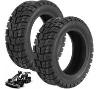 CERFFOOL 11 Inch 90/65-6.5 All-Terrain Vacuum Tire for Segway Ninebot Gokart PRO Tubeless Non-Slip Thicken Replacement Wheel for Electric Scooters Accessories (2 PCS)