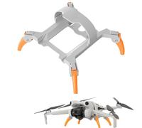 CERFFOOL 30MM Landing Gear for DJI Mini 4 Pro Foldable Quick Release Extension Leg Height Spider Landing Kickstand Protector for Drone Accessories (Grey+Orange)
