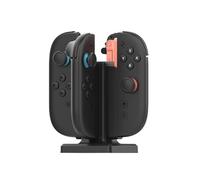 CERFFOOL 4 in 1 Magnetic Charger Controller for Nintendo Switch 2 Joy Cons Controller Holder with LED Indicator for NS2 Joycon Portable Controller Dock Charging Station with Cable Type C