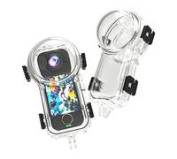 CERFFOOL 60M Waterproof Case for Insta360 X4 Air Diving Case Invisible Anti-Scratch Hard Protective Shell High Transmission PC Cover with Anti-fog Insert for Action Cameras